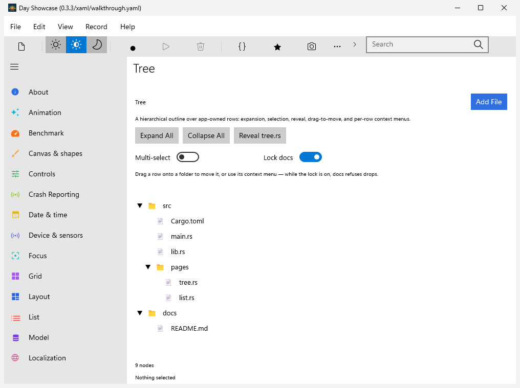 Tree, Windows XAML