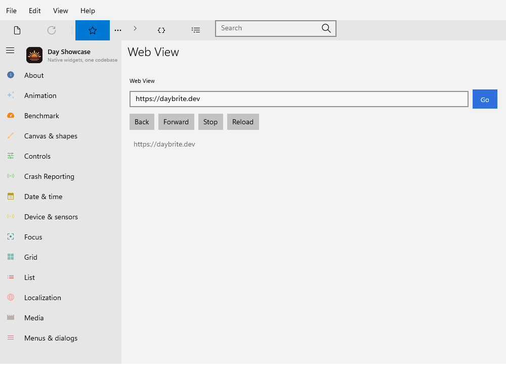 Webview — Windows (XAML)