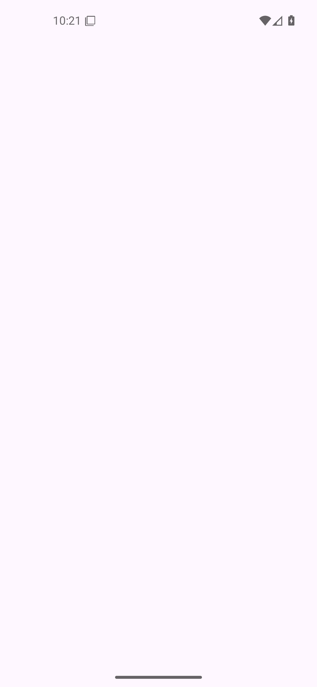 الرئيسية — Android (Material) · Phone