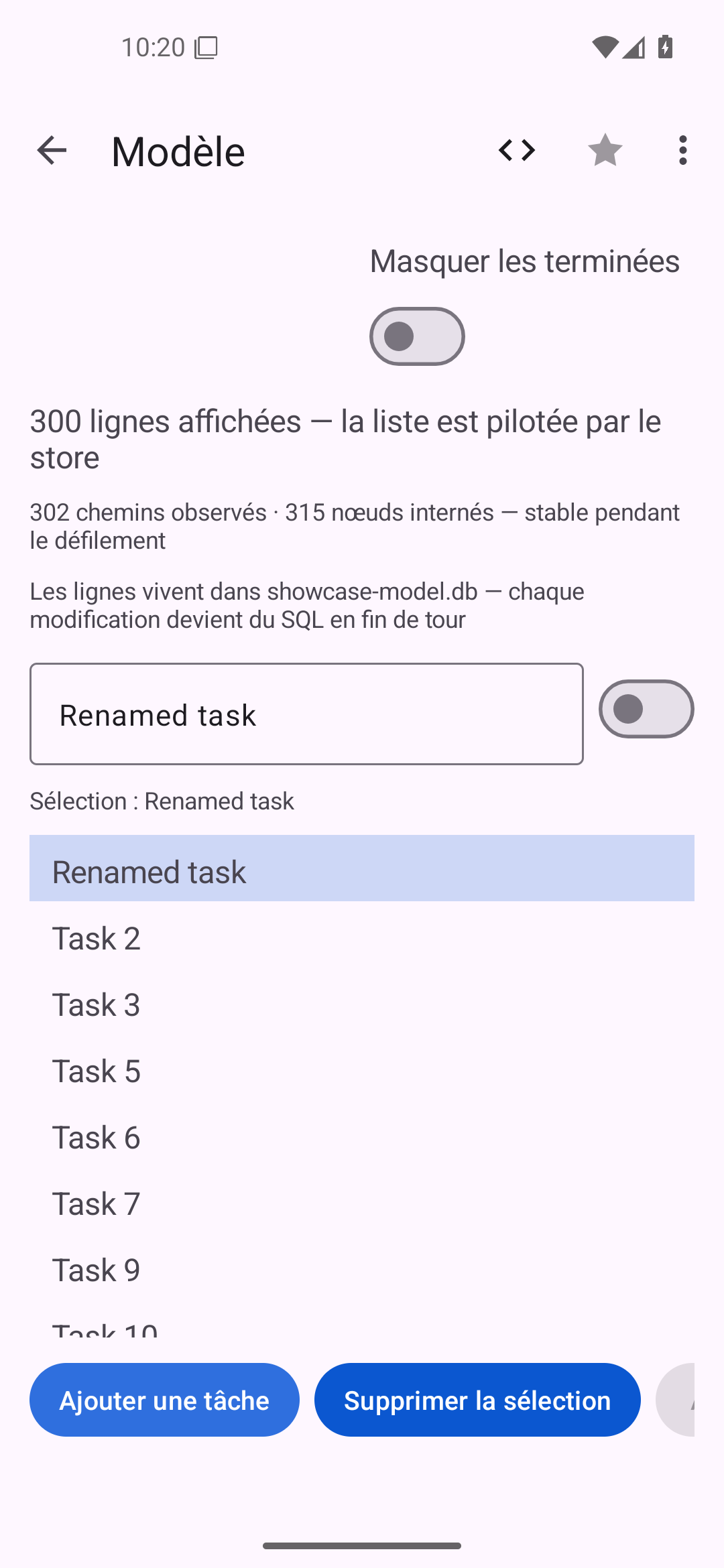 Modèle — Android (Material) · Phone