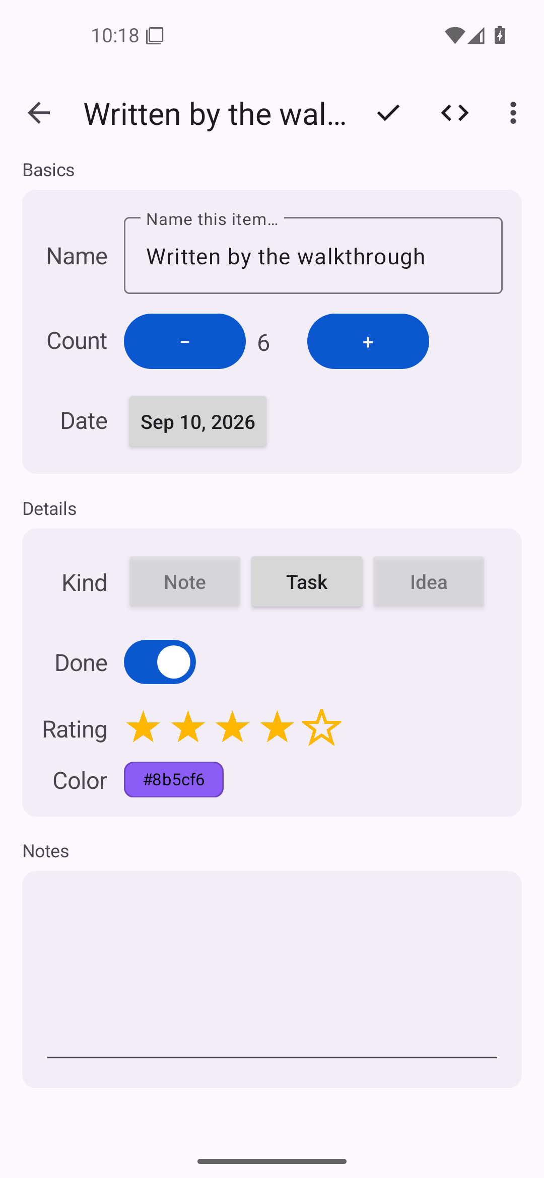 Content list — Android (Material) · Phone