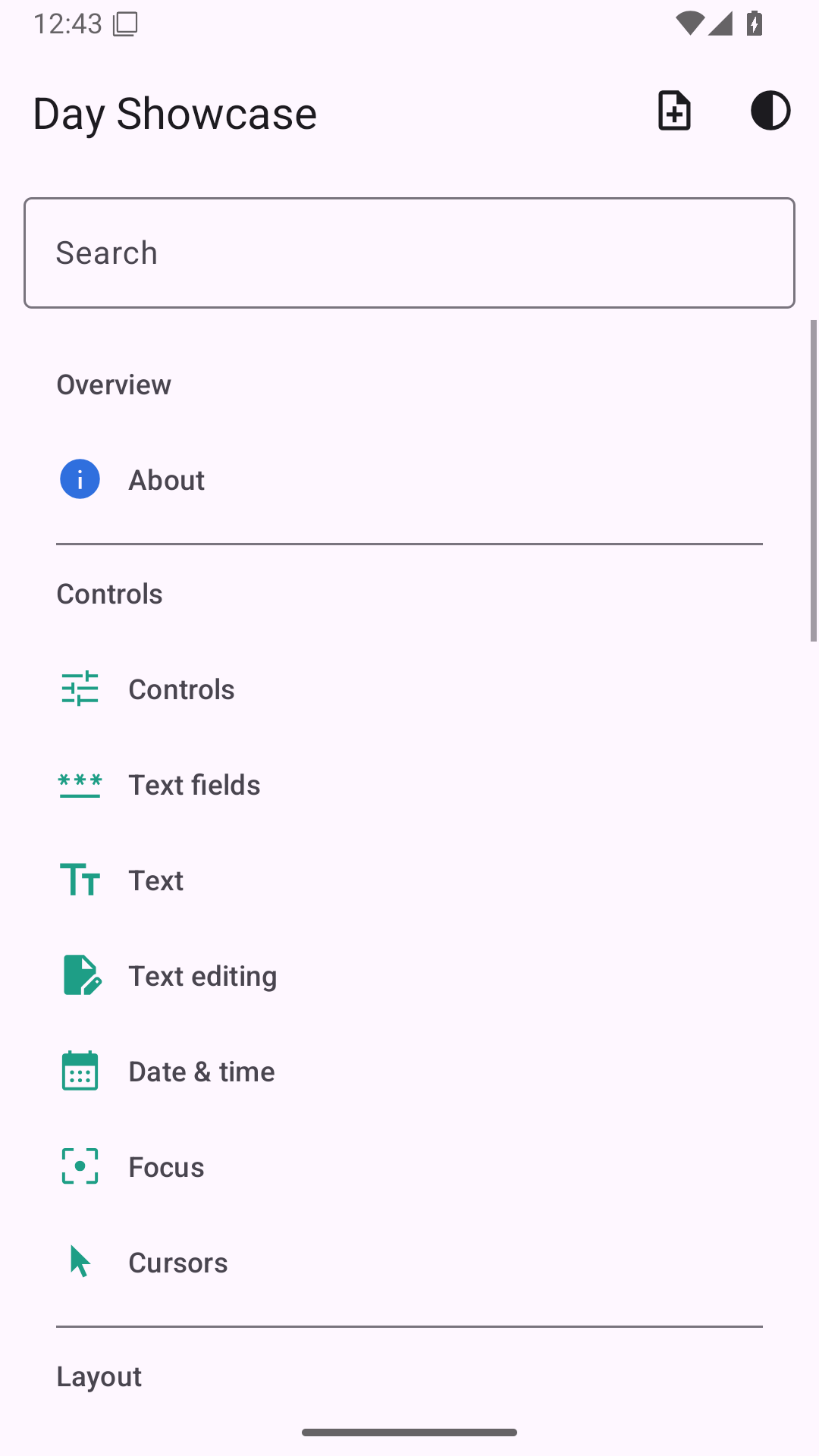 Grouped Navigation Returned, Android Android