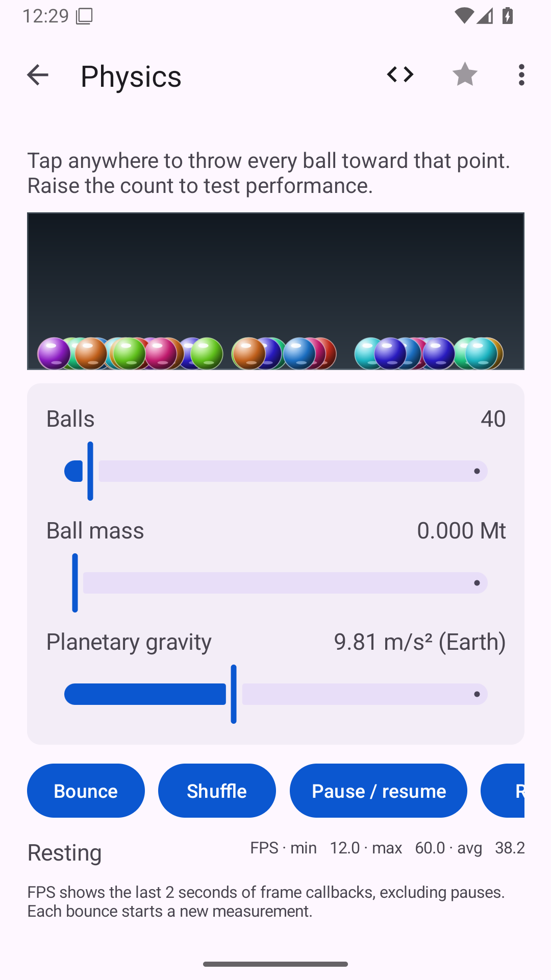 Physics, Android Android