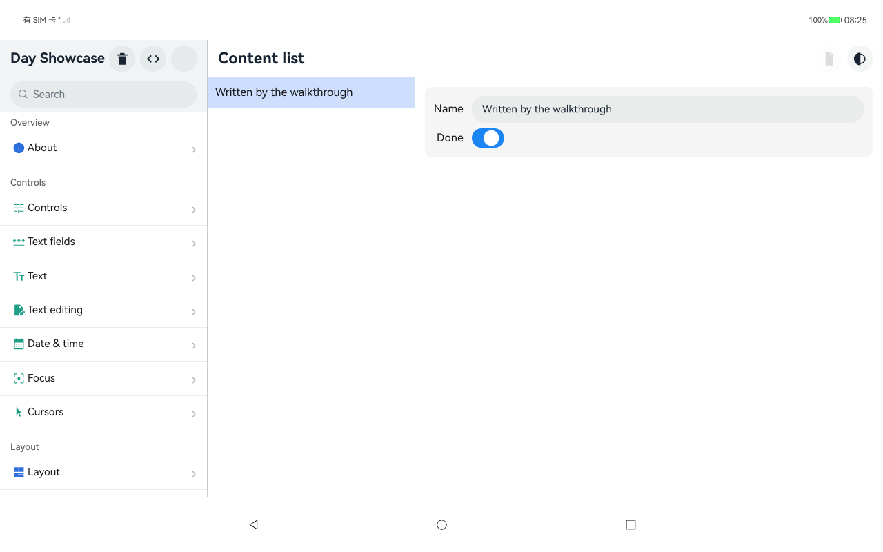 Content list, HarmonyOS ArkUI