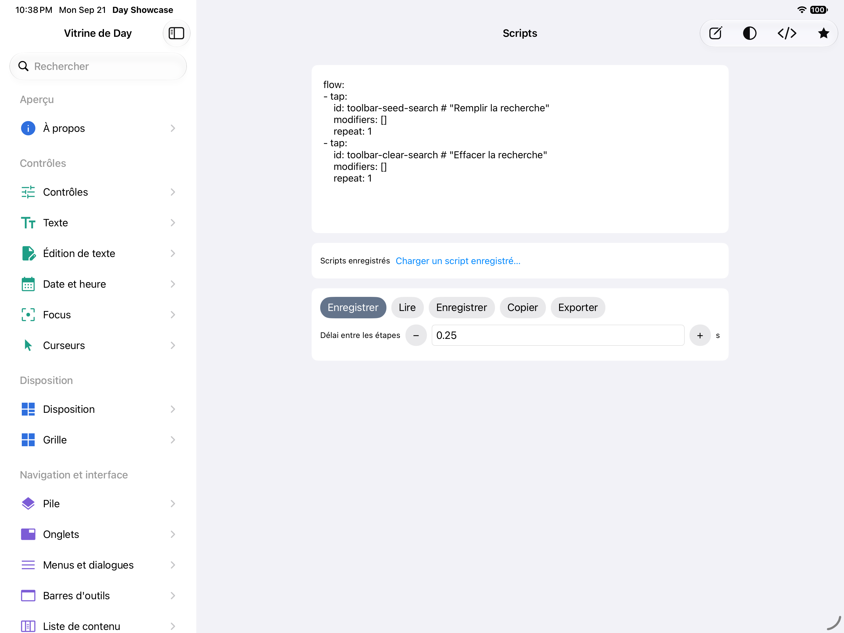 Scripts — iOS (UIKit) · iPad
