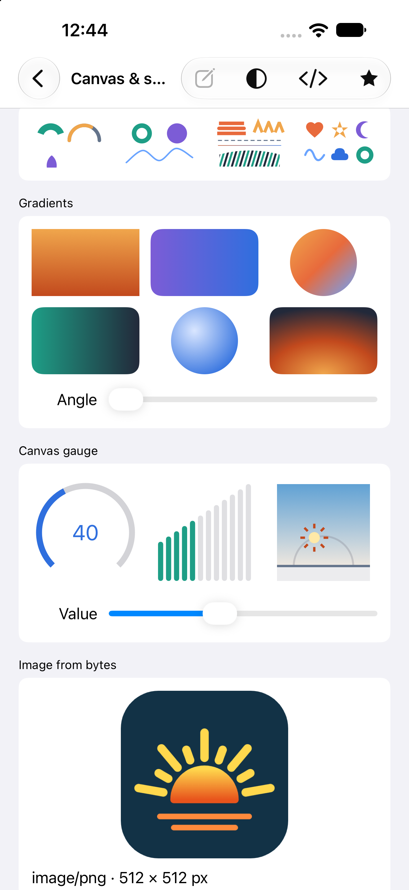 Canvas Image, iOS UIKit
