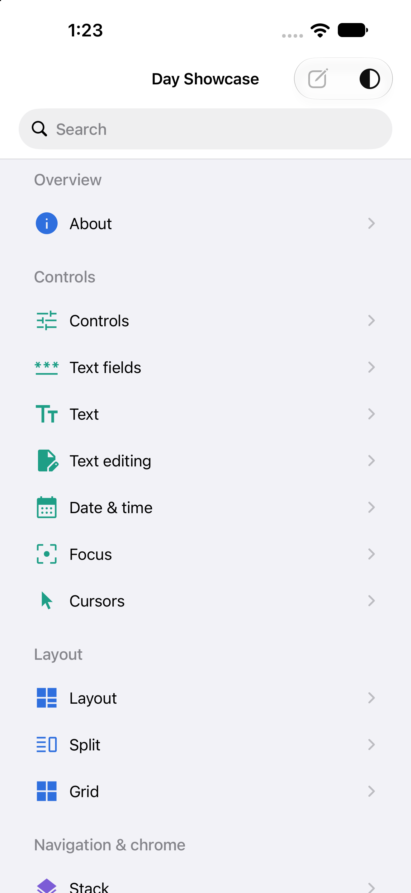 Grouped Navigation Returned, iOS UIKit