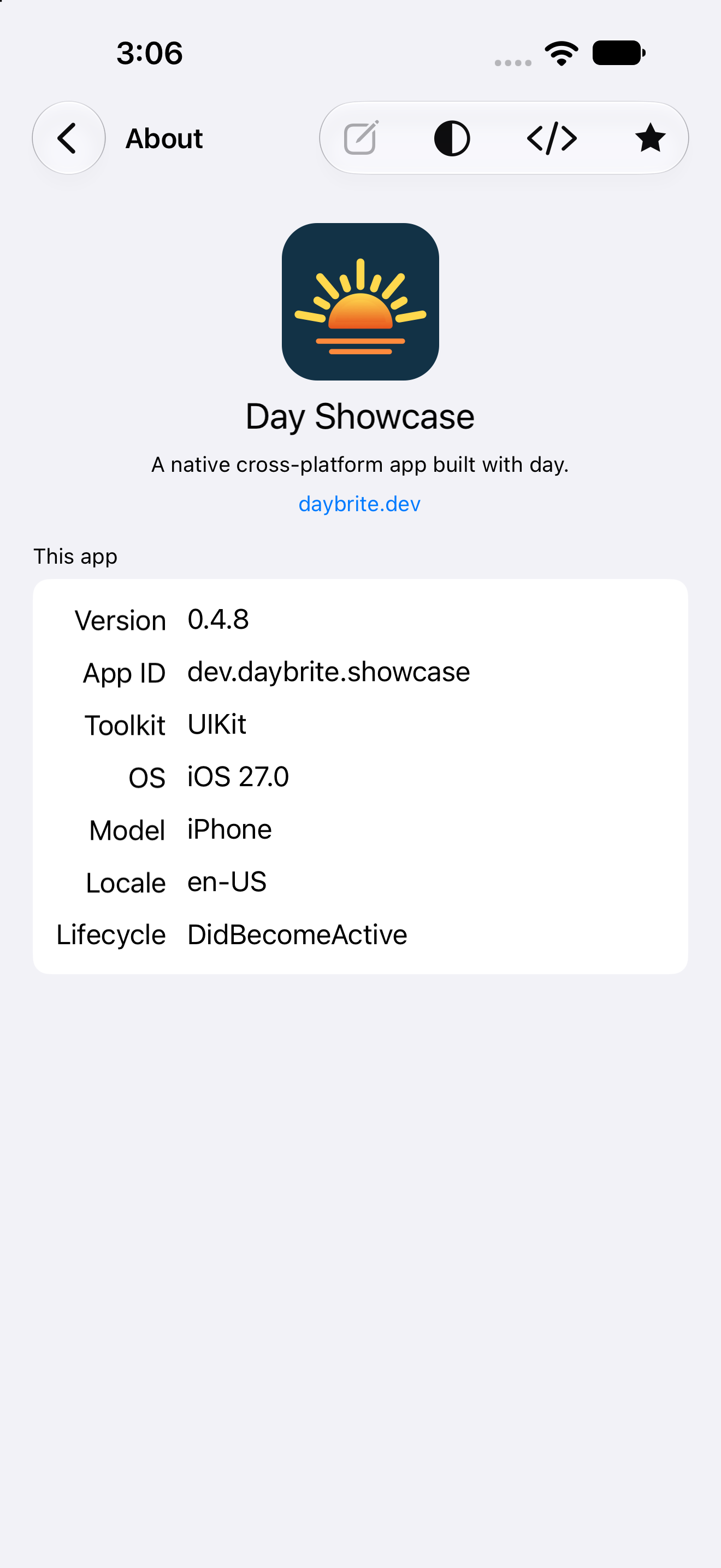 Home, captured on ios-uikit