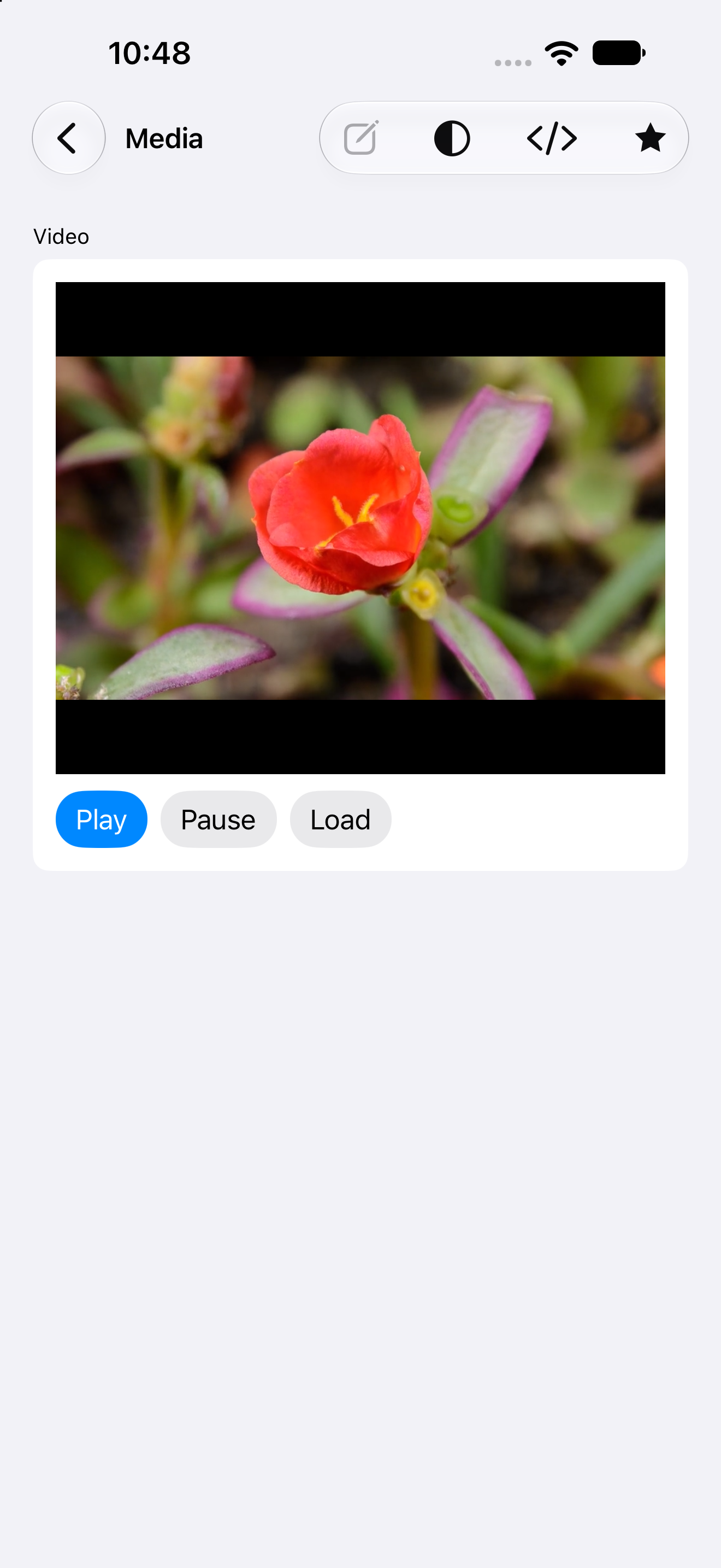 Media — iOS (UIKit) · iPhone