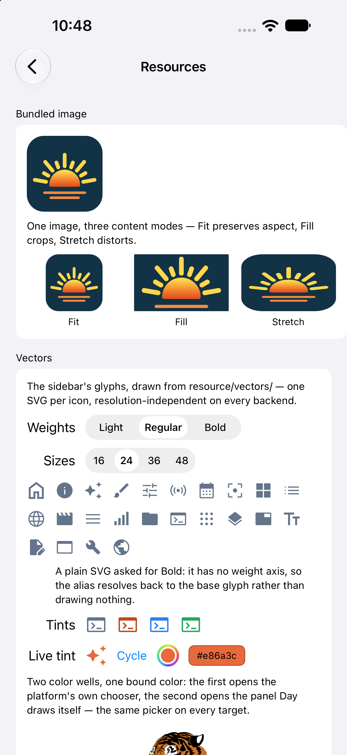 Resources — iOS (UIKit) · iPhone