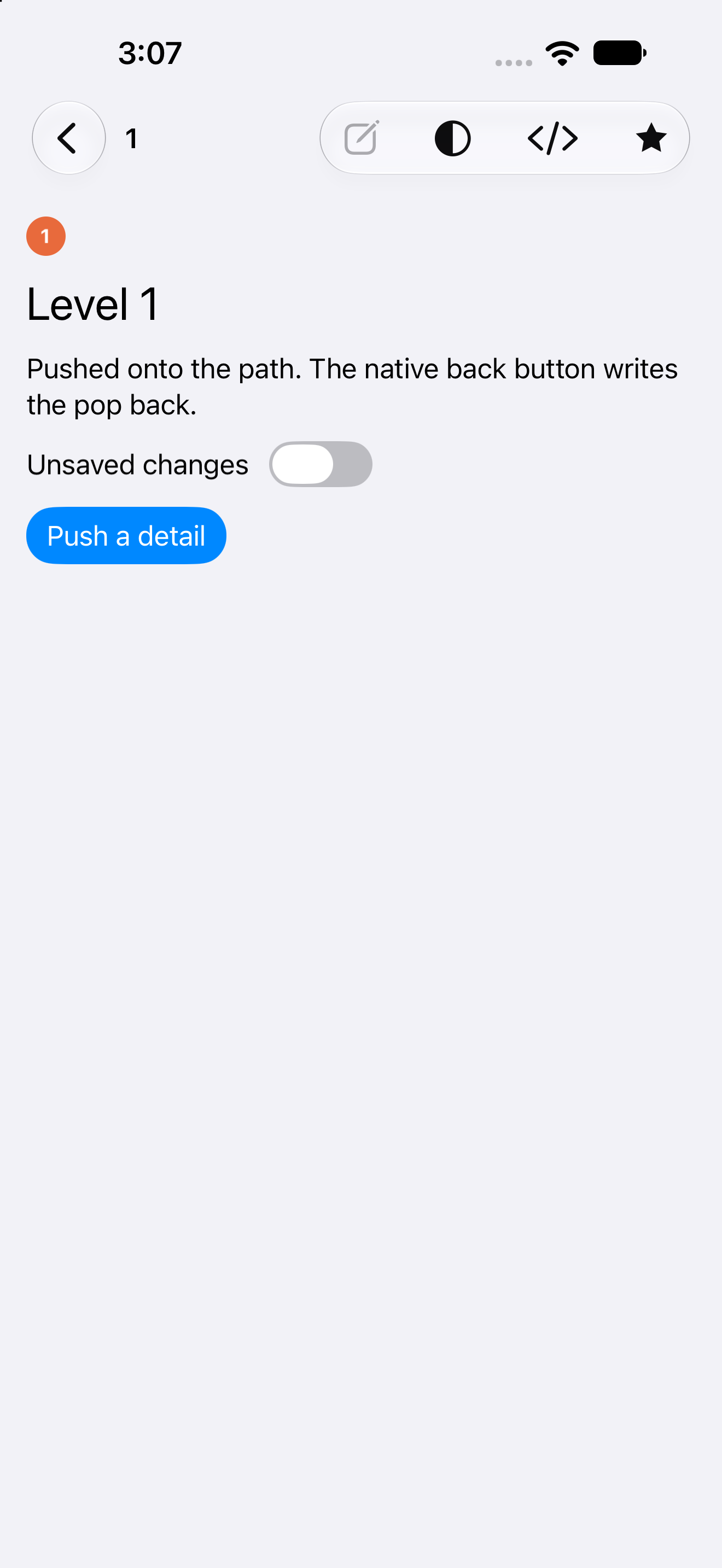 Stack, captured on ios-uikit