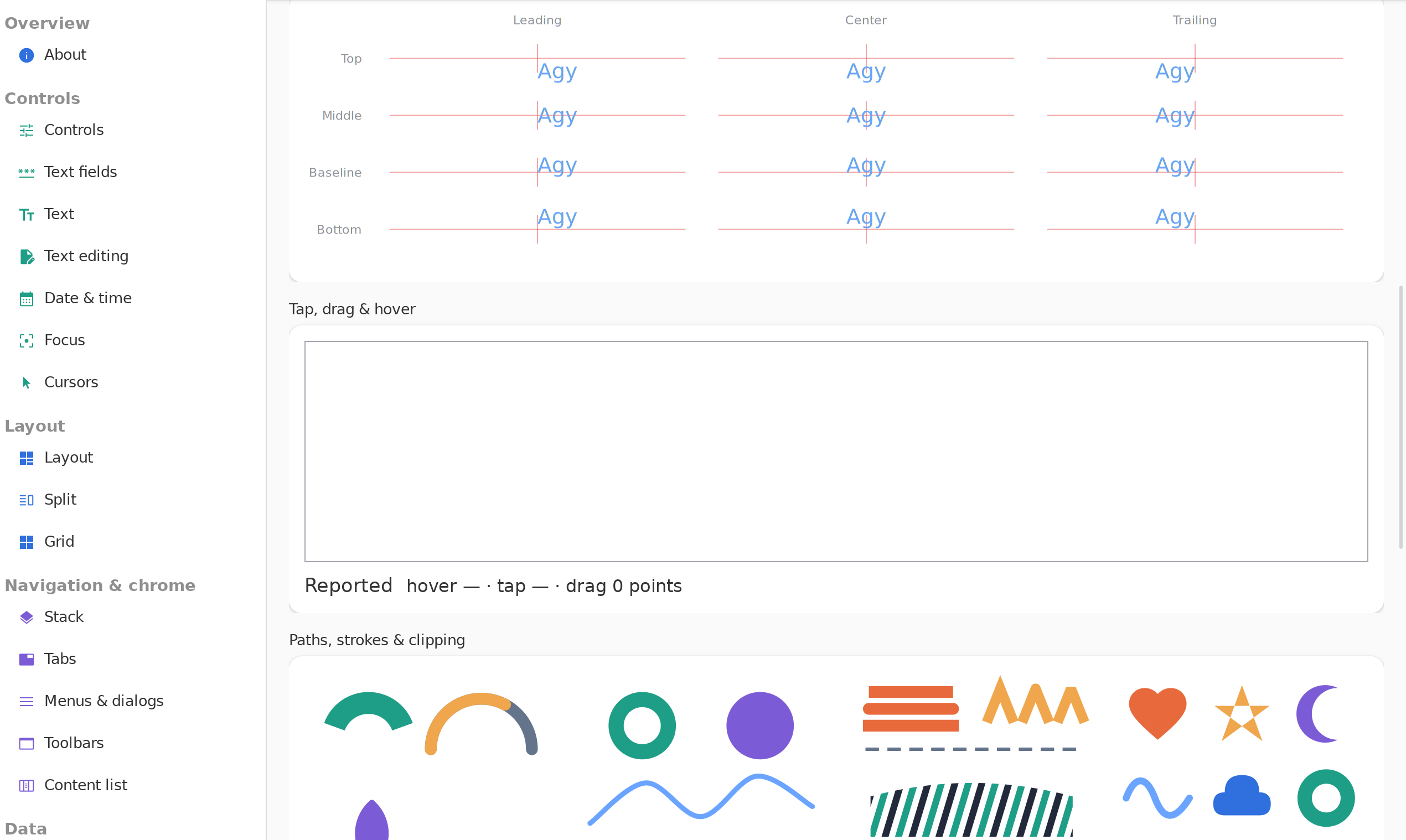Canvas Arcs, Linux GTK 4