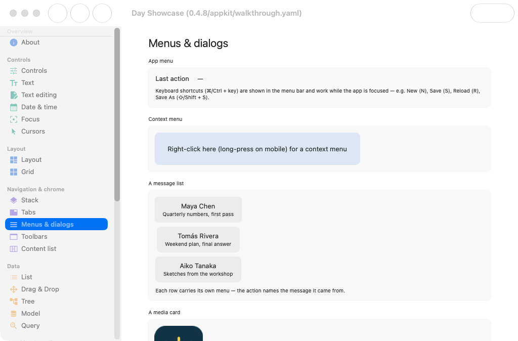 Menus & dialogs, captured on macos-appkit