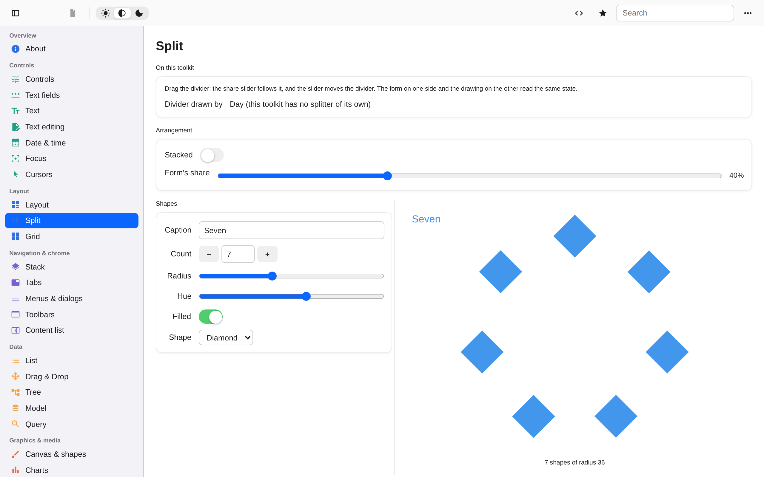 Split, Web Web DOM