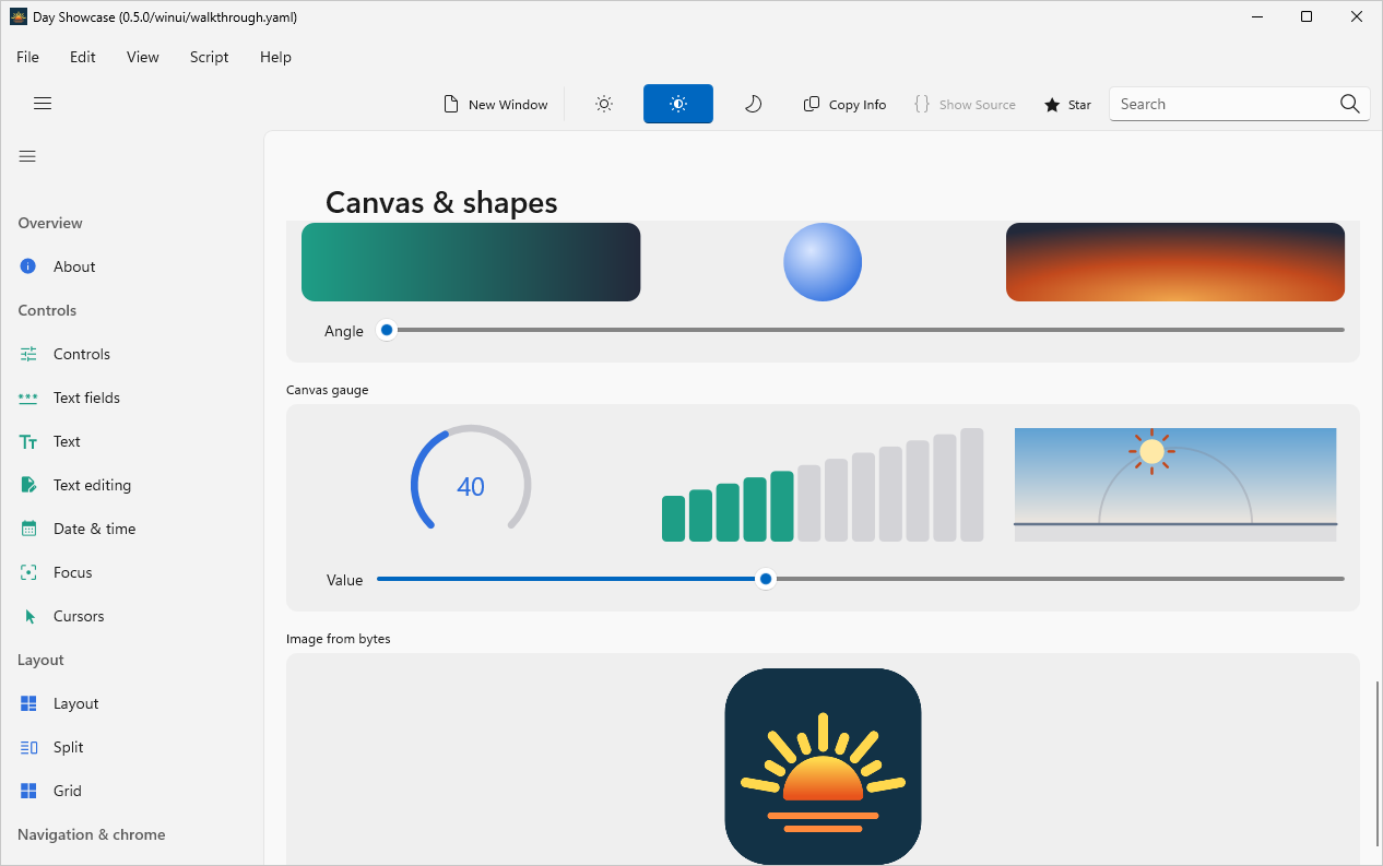 Canvas Image, Windows WinUI 3