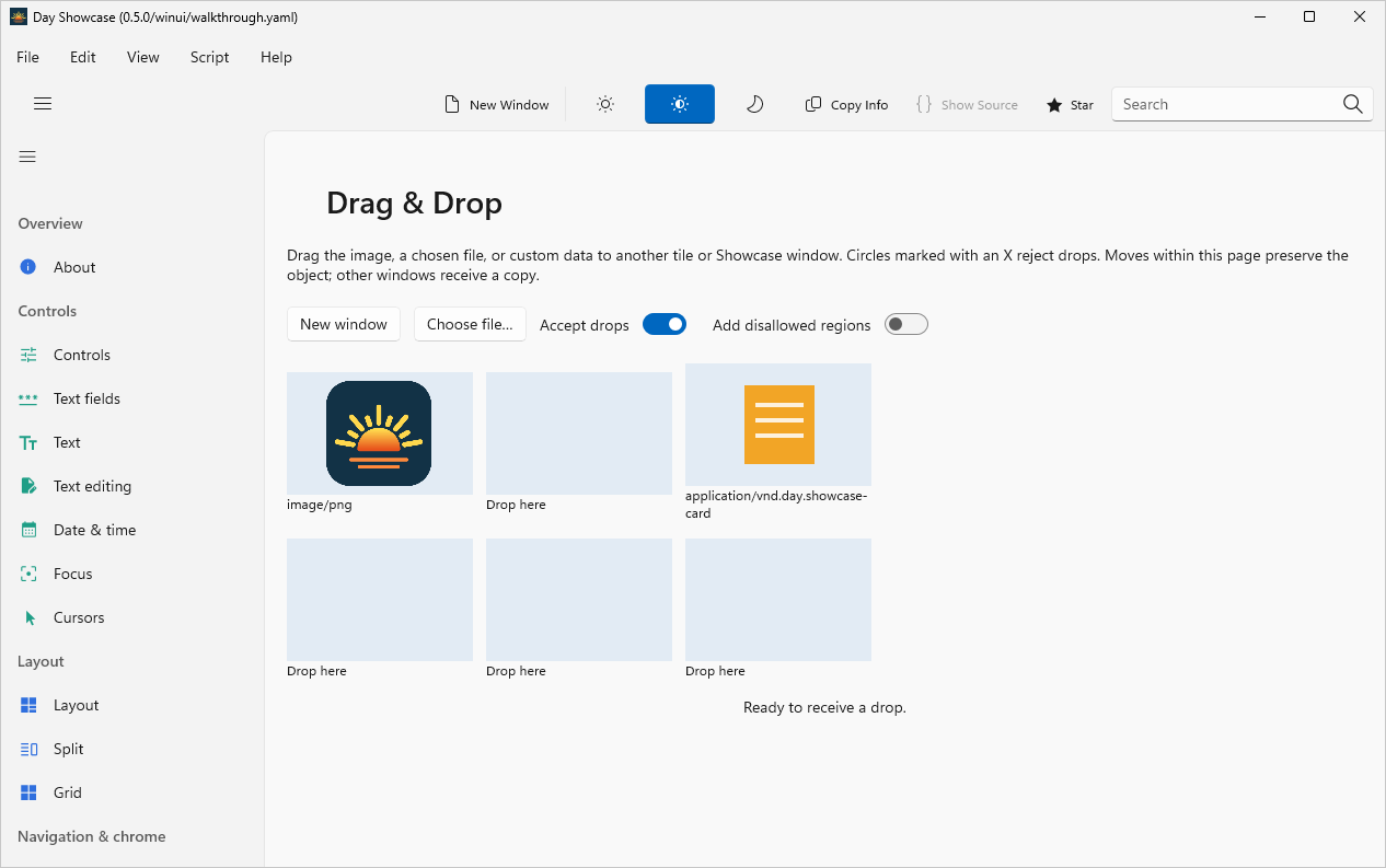 Drag Drop, Windows WinUI 3