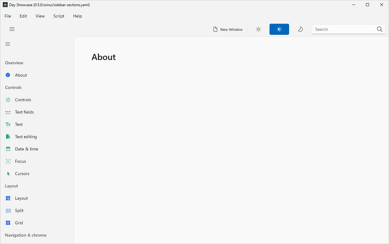 Grouped Navigation Returned, Windows WinUI 3