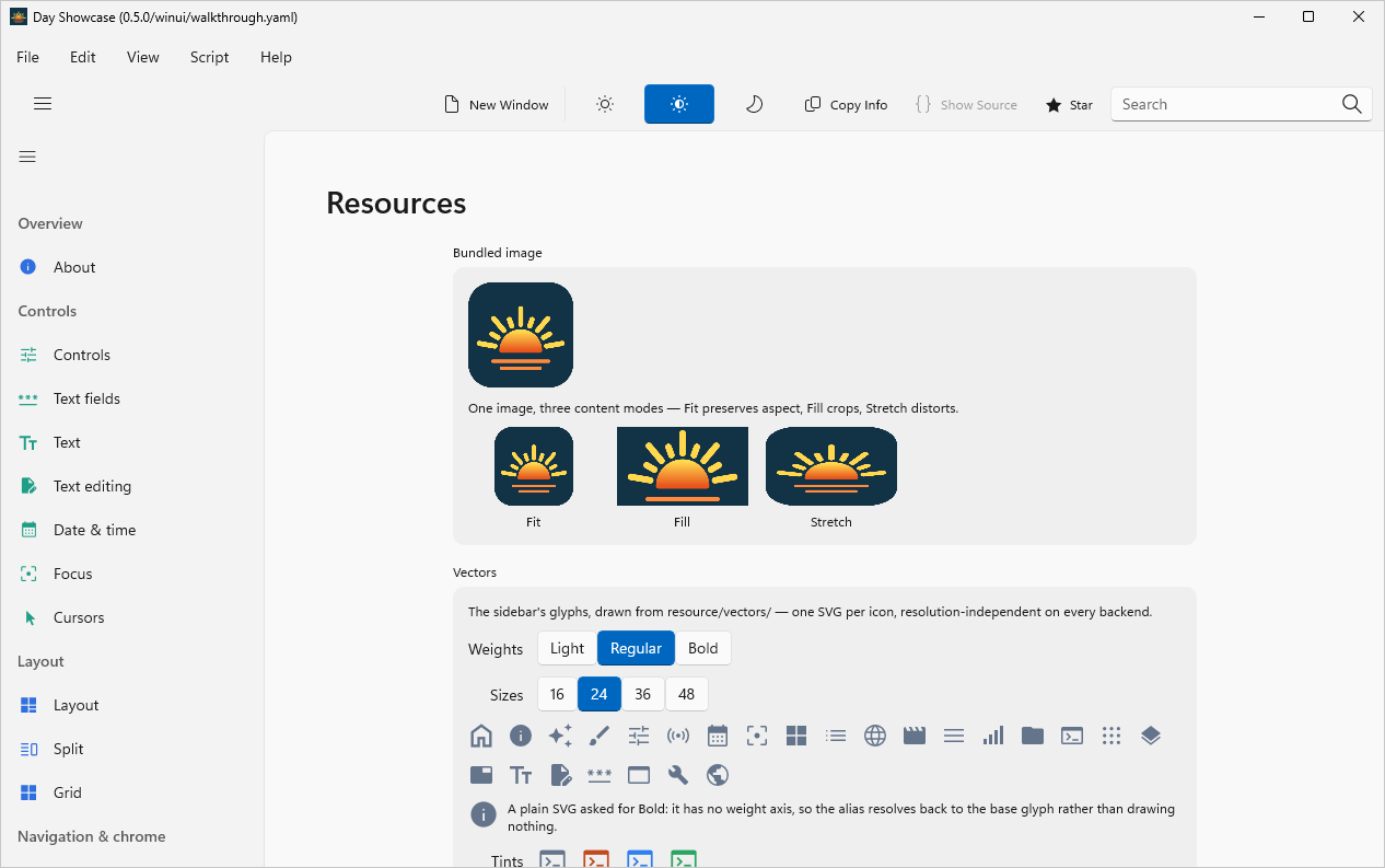 Resources, Windows WinUI 3
